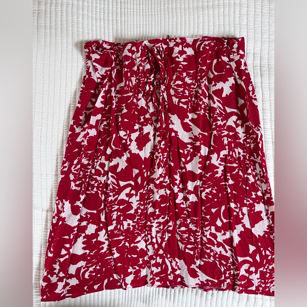 Vintage Esprit Red and White Skirt